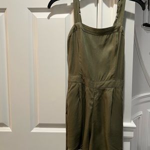 Hollister Romper- size XS Dark green